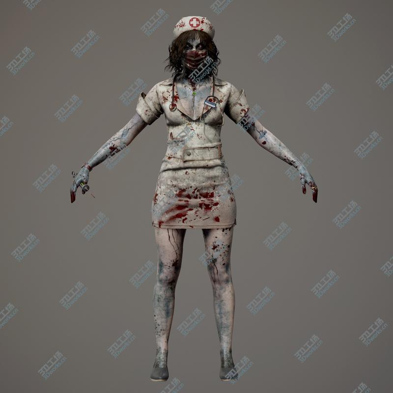 images/goods_img/20210113/3D Character Zombie Nurse PBR Rigged/4.jpg